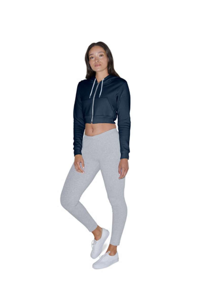 AAF397 - WOMEN'S FLEX FLEECE CROPPED ZIP HOODED SWEATSHIRT