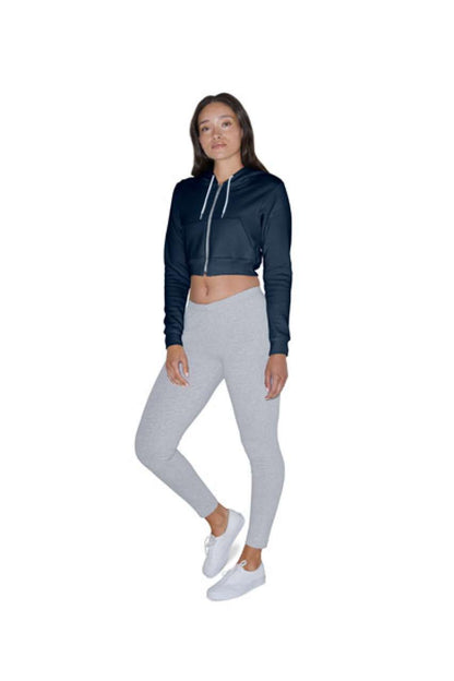 AAF397 - WOMEN'S FLEX FLEECE CROPPED ZIP HOODED SWEATSHIRT