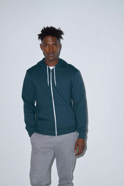 AAF497 - UNISEX FLEX FLEECE ZIP HOODIE