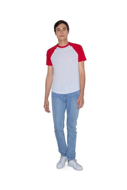 AARSABB4237 - UNISEX POLY-COTTON SHORT SLEEVE RAGLAN T-SHIRT