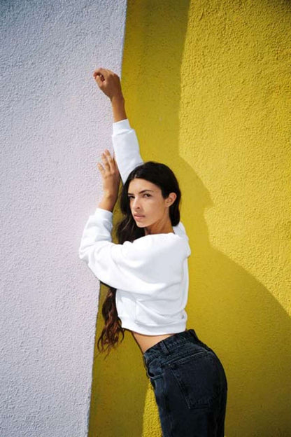 AARSAF3451 - WOMEN'S FLEX FLEECE CROP PULLOVER