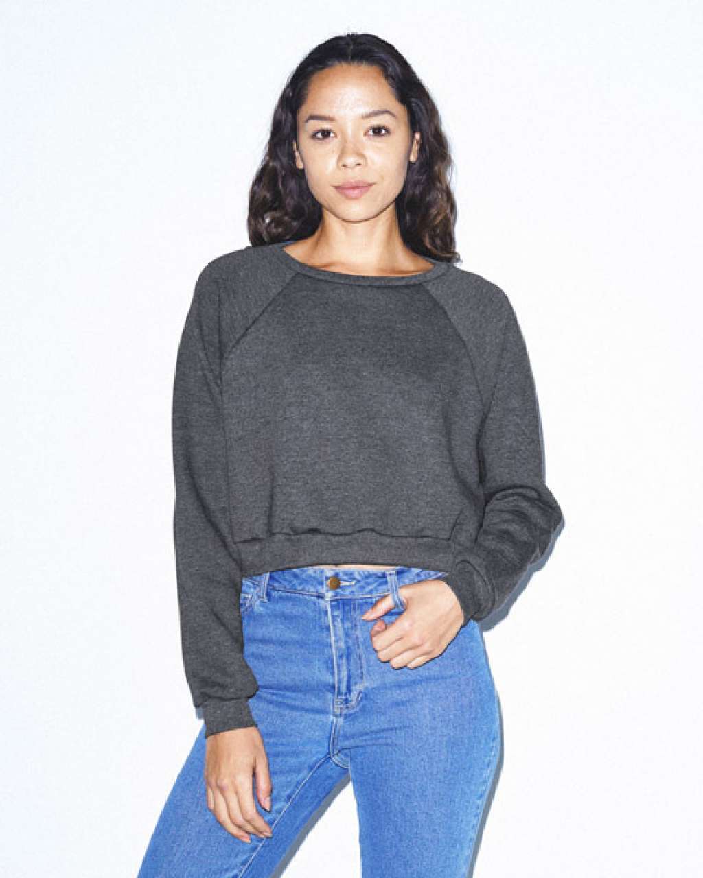 AARSAF3451 - WOMEN'S FLEX FLEECE CROP PULLOVER