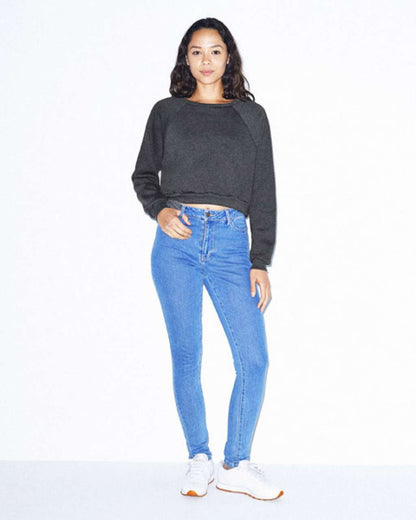 AARSAF3451 - WOMEN'S FLEX FLEECE CROP PULLOVER