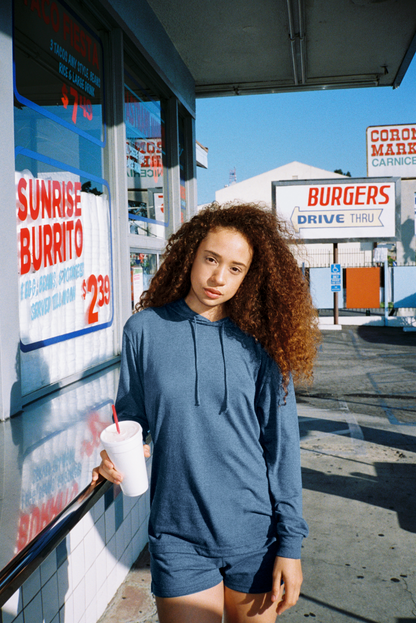 AARSATR436 - UNISEX TRI-BLEND L/S HOODIE