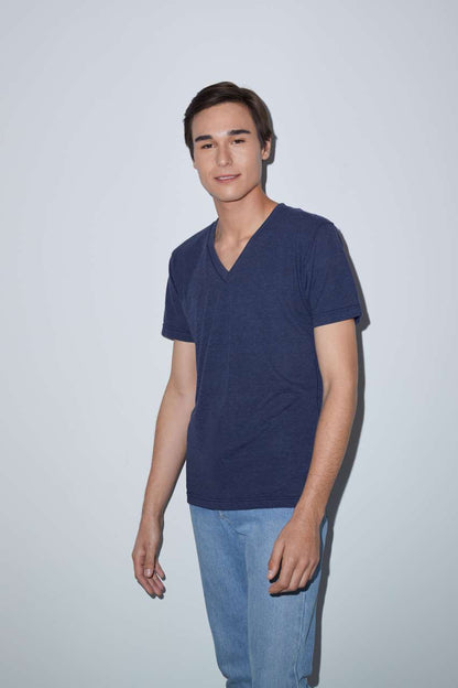 AATR461 - UNISEX TRI-BLEND SHORT SLEEVE V-NECK T-SHIRT