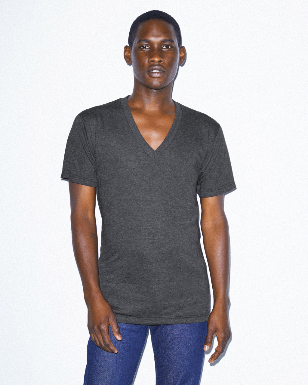 AATR461 - UNISEX TRI-BLEND SHORT SLEEVE V-NECK T-SHIRT