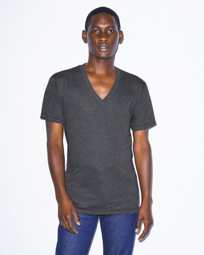 AATR461 - UNISEX TRI-BLEND SHORT SLEEVE V-NECK T-SHIRT