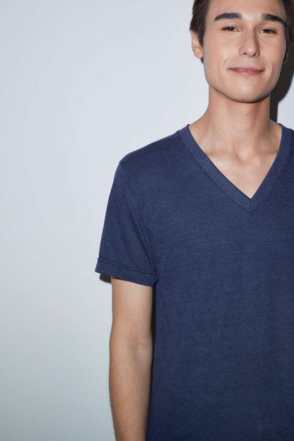 AATR461 - UNISEX TRI-BLEND SHORT SLEEVE V-NECK T-SHIRT