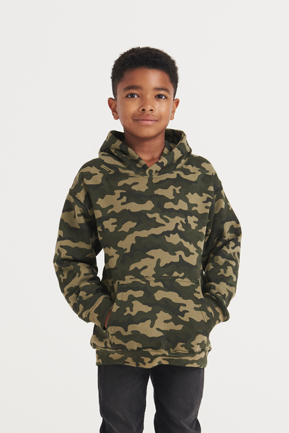 AWJH014J - KIDS CAMO HOODIE