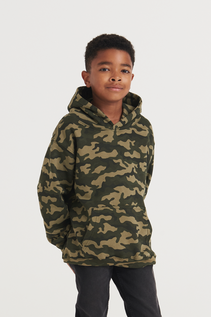 AWJH014J - KIDS CAMO HOODIE