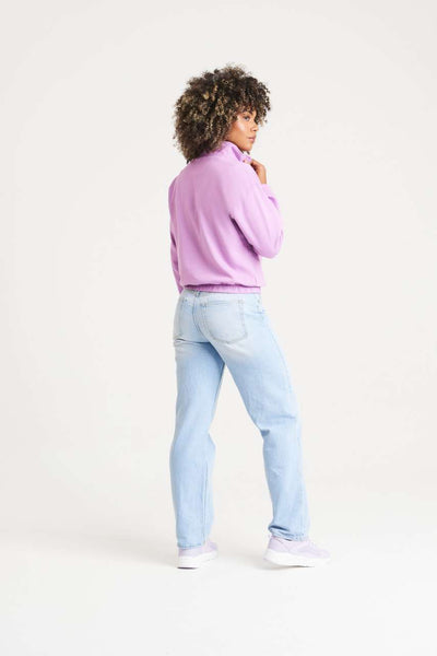 AWJH037 - WOMEN'S CROPPED 1/4 ZIP SWEAT