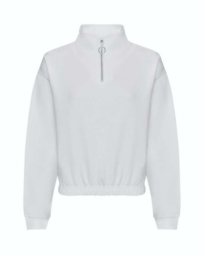 AWJH037 - WOMEN'S CROPPED 1/4 ZIP SWEAT