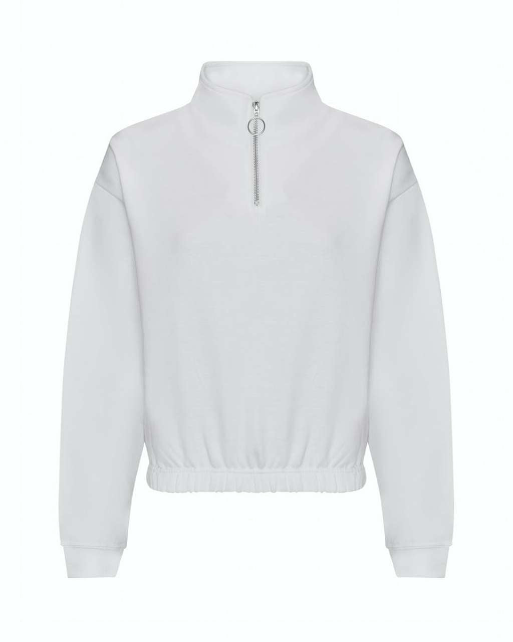 AWJH037 - WOMEN'S CROPPED 1/4 ZIP SWEAT