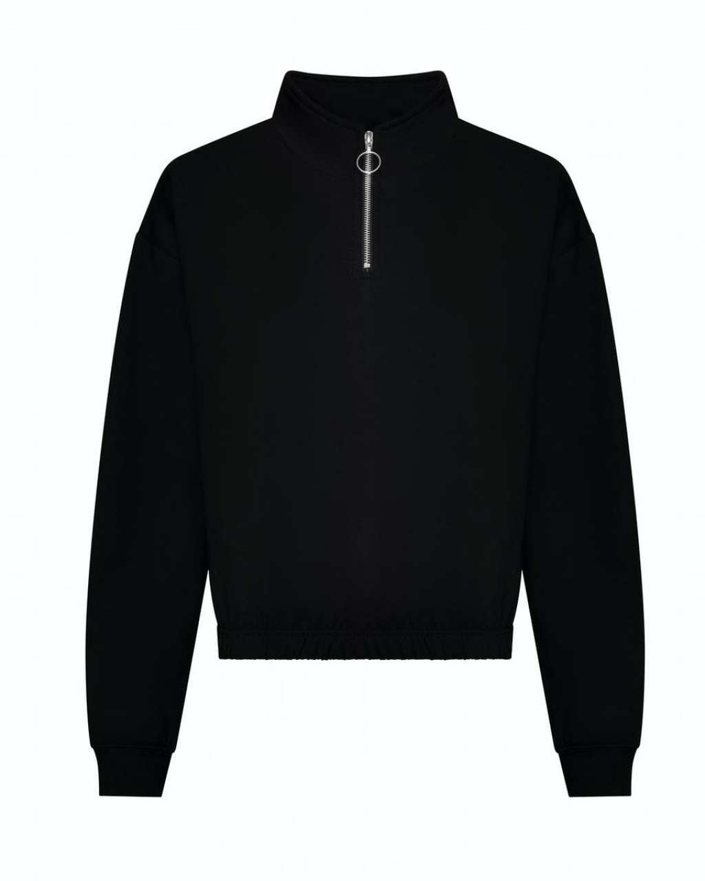 AWJH037 - WOMEN'S CROPPED 1/4 ZIP SWEAT