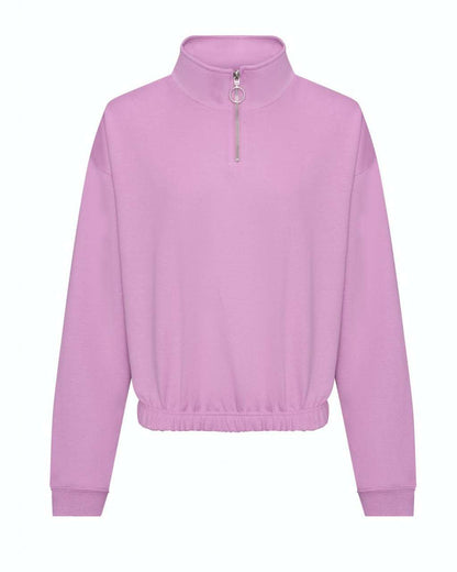 AWJH037 - WOMEN'S CROPPED 1/4 ZIP SWEAT