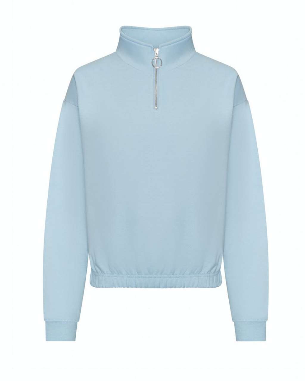 AWJH037 - WOMEN'S CROPPED 1/4 ZIP SWEAT