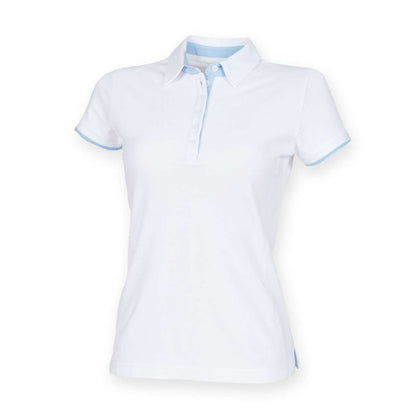 FR201 - LADIES CONTRAST POLO SHIRT