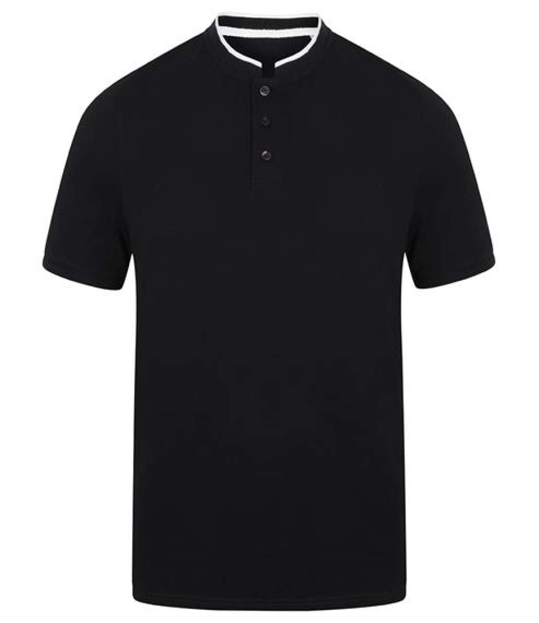 FR244 - STAND COLLAR STRETCH POLO SHIRT
