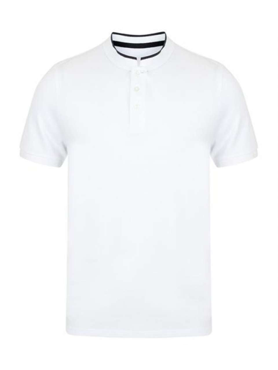 FR244 - STAND COLLAR STRETCH POLO SHIRT
