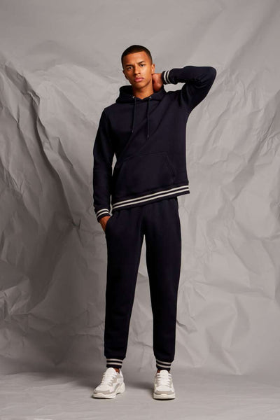 FR841 - HOODIE WITH STRIPED CUFFS
