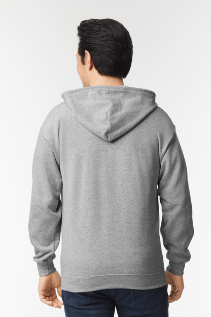 GI18600 - HEAVY BLEND™ ADULT FULL ZIP HOODED SWEATSHIRT – Mărimi XL