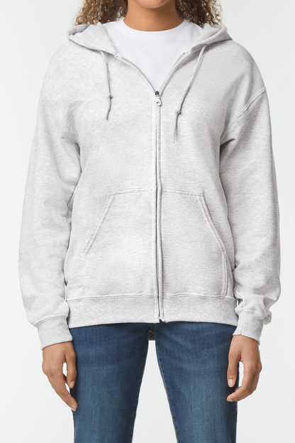 GI18600 - HEAVY BLEND™ ADULT FULL ZIP HOODED SWEATSHIRT – Mărimi XL