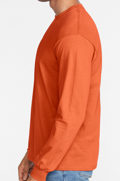 GI2400 - ULTRA COTTON™ ADULT LONG SLEEVE T-SHIRT – Mărimi M, L, XL