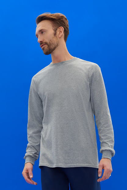 GI2400 - ULTRA COTTON™ ADULT LONG SLEEVE T-SHIRT – Mărimi M, L, XL