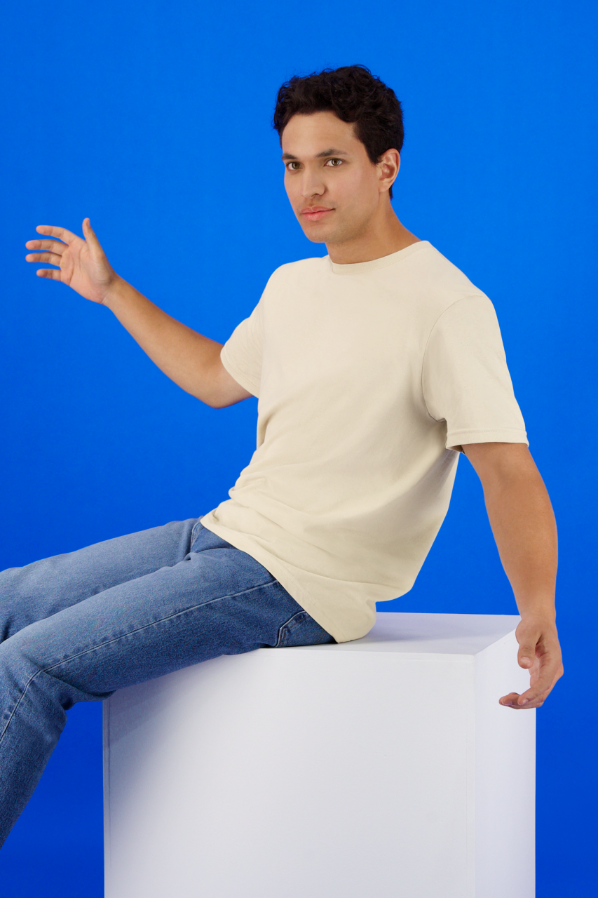 GI3000 - LIGHT COTTON ADULT T-SHIRT – Mărimi M, L, XL