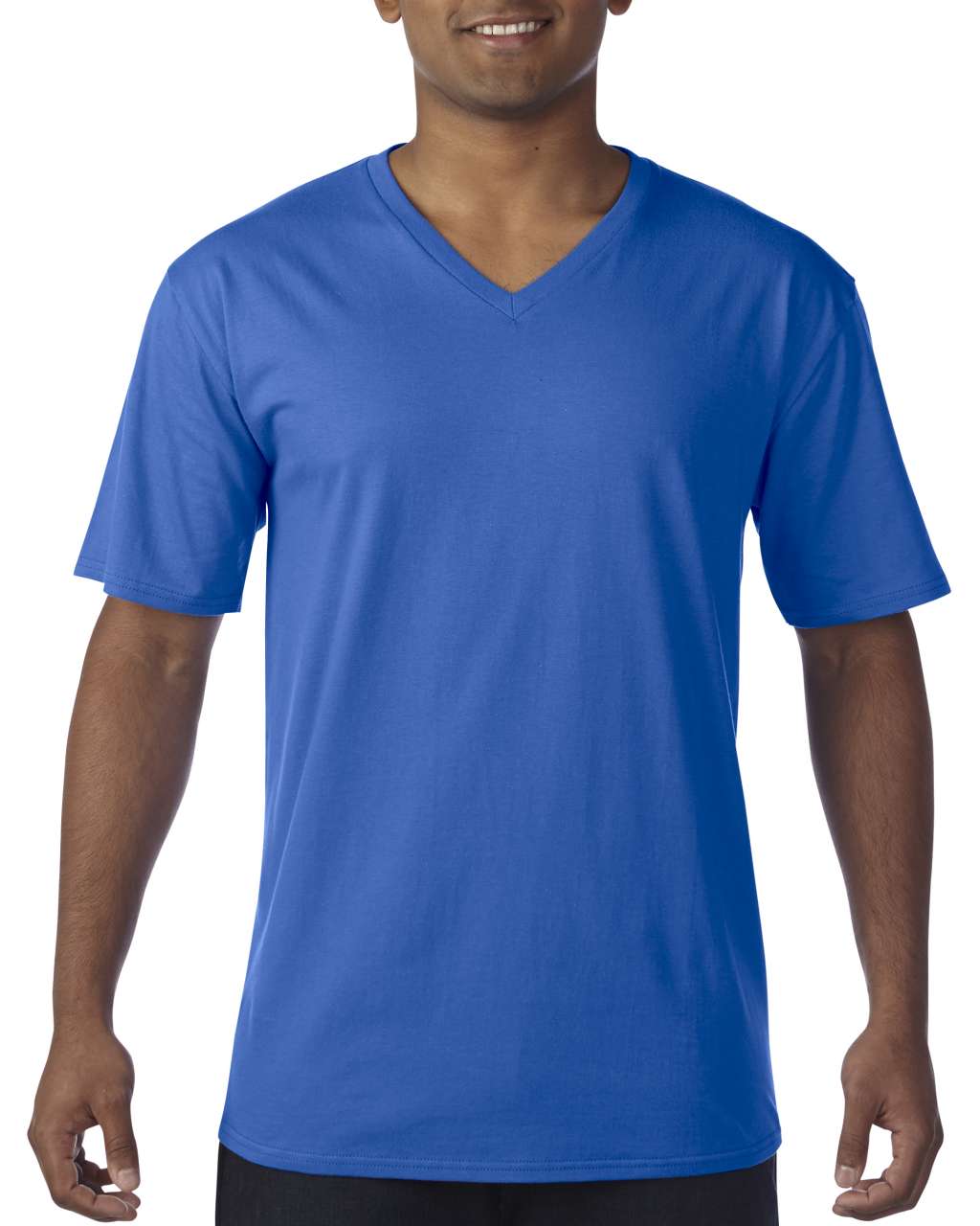GI41V00 - PREMIUM COTTON® ADULT V-NECK T-SHIRT