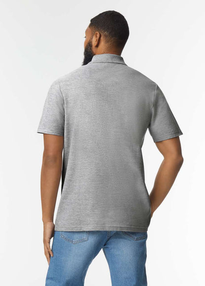 GI64800 - SOFTSTYLE® ADULT DOUBLE PIQUÉ POLO – Mărimi XL