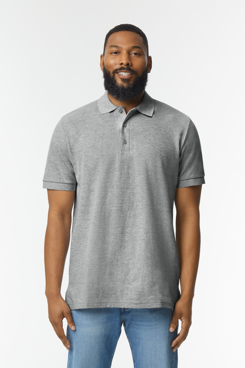 GI85800 - PREMIUM COTTON® ADULT DOUBLE PIQUÉ POLO