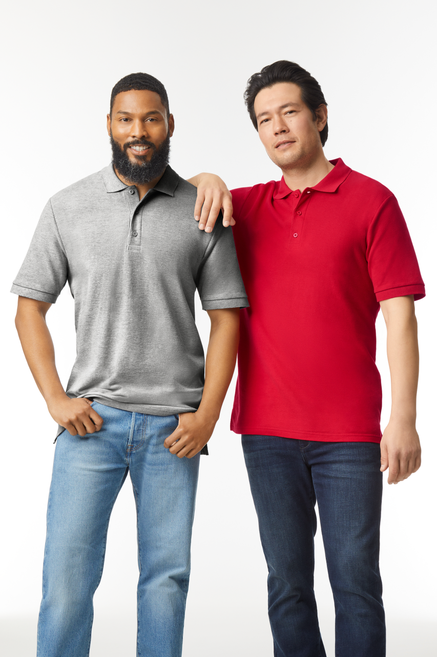 GI85800 - PREMIUM COTTON® ADULT DOUBLE PIQUÉ POLO
