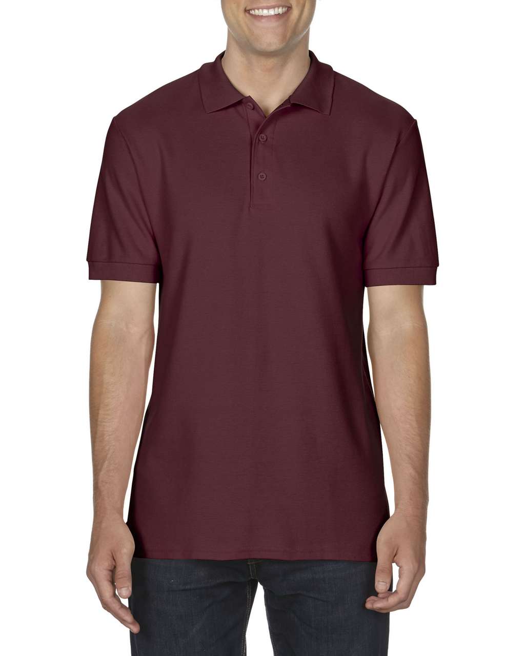 GI85800 - PREMIUM COTTON® ADULT DOUBLE PIQUÉ POLO