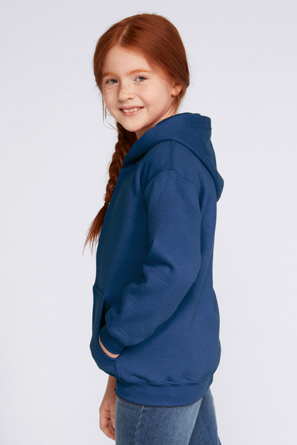 GIB18600 - HEAVY BLEND™ YOUTH FULL ZIP HOODED SWEATSHIRT