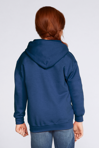 GIB18600 - HEAVY BLEND™ YOUTH FULL ZIP HOODED SWEATSHIRT