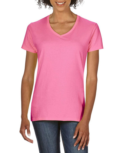 GIL4100V - PREMIUM COTTON® LADIES' V-NECK T-SHIRT