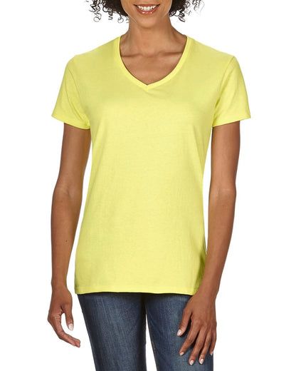 GIL4100V - PREMIUM COTTON® LADIES' V-NECK T-SHIRT