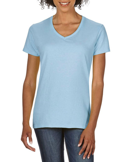 GIL4100V - PREMIUM COTTON® LADIES' V-NECK T-SHIRT