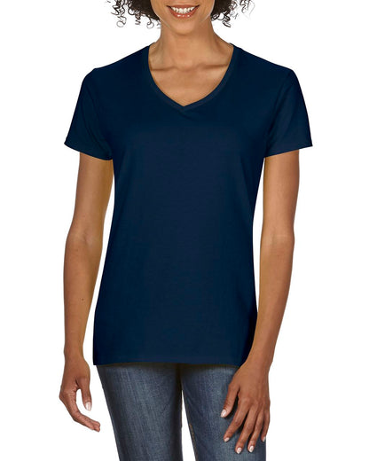 GIL4100V - PREMIUM COTTON® LADIES' V-NECK T-SHIRT