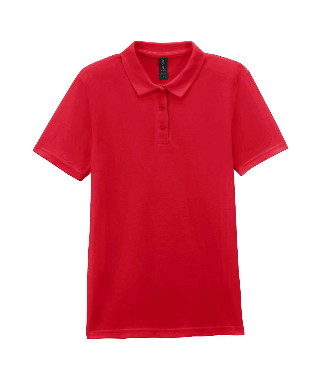 GIL64800-B3 - SOFTSTYLE® LADIES' DOUBLE PIQUÉ POLO WITH 3 COLOUR-MATCHED BUTTONS