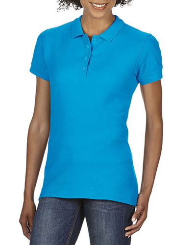 GIL64800 - SOFTSTYLE® LADIES' DOUBLE PIQUÉ POLO