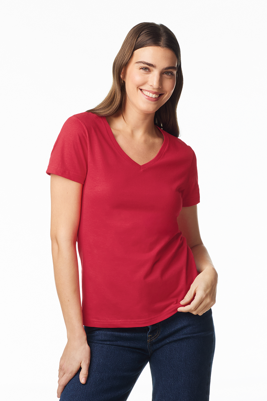 GIL64V00 - SOFTSTYLE® LADIES' V-NECK T-SHIRT