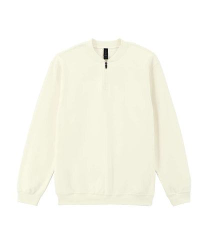 GISF008 - SOFTSTYLE MIDWEIGHT ADULT FLEECE 1/4 ZIP SWEATSHIRT