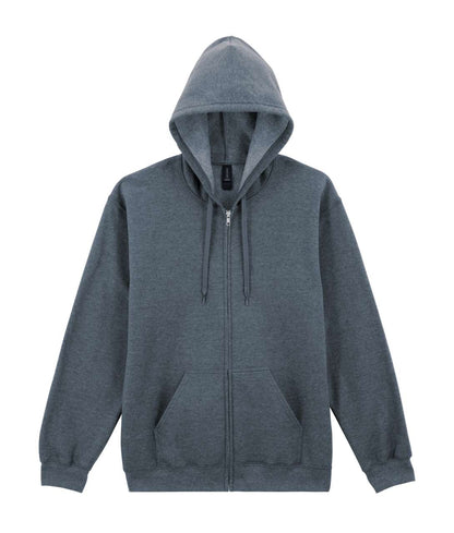 GISF600 - SOFTSTYLE® MIDWEIGHT FLEECE ADULT FULL ZIP HOODED SWEATSHIRT