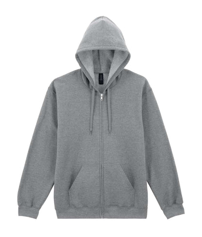 GISF600 - SOFTSTYLE® MIDWEIGHT FLEECE ADULT FULL ZIP HOODED SWEATSHIRT