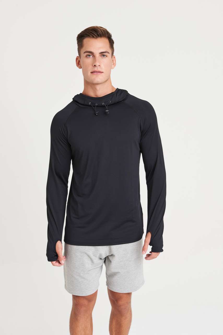 JC037 - MENS COOL COWL NECK TOP