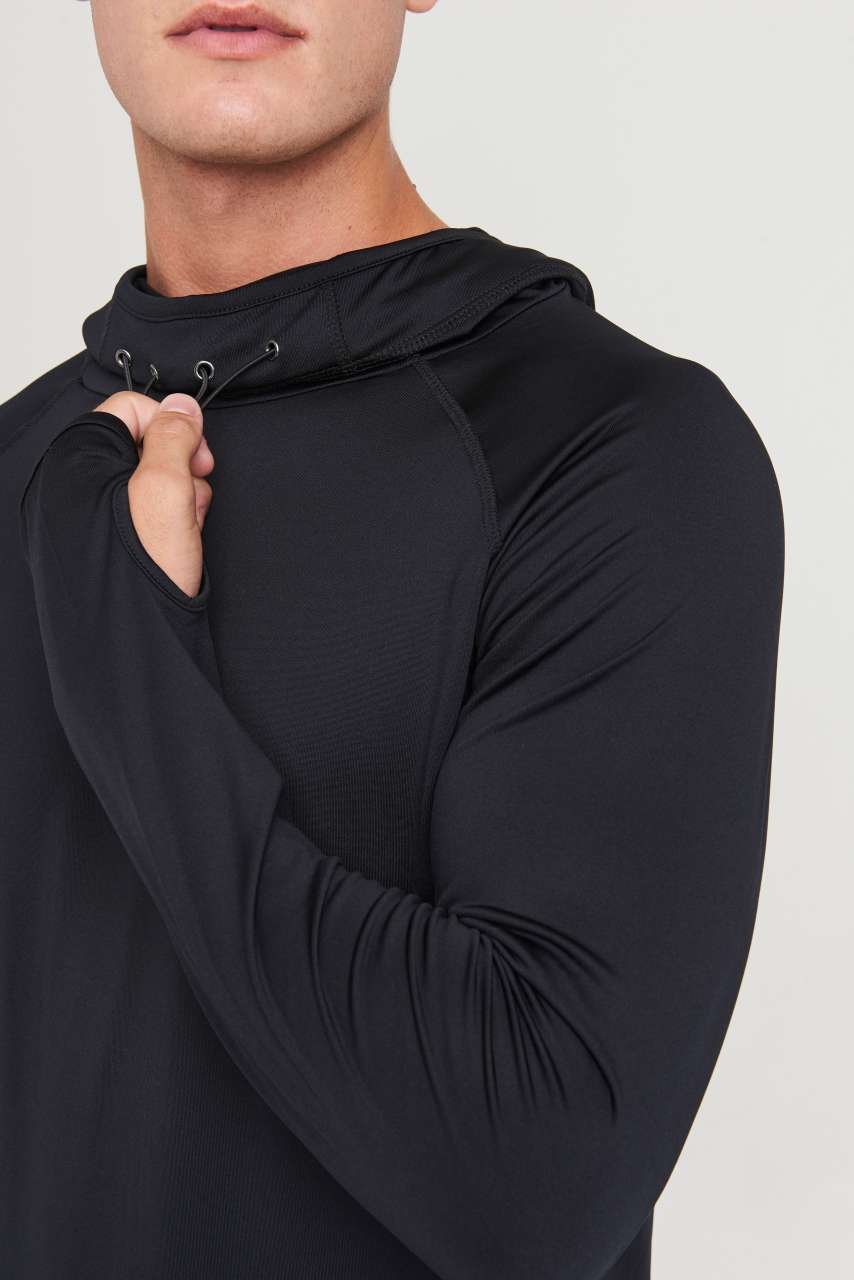 JC037 - MENS COOL COWL NECK TOP