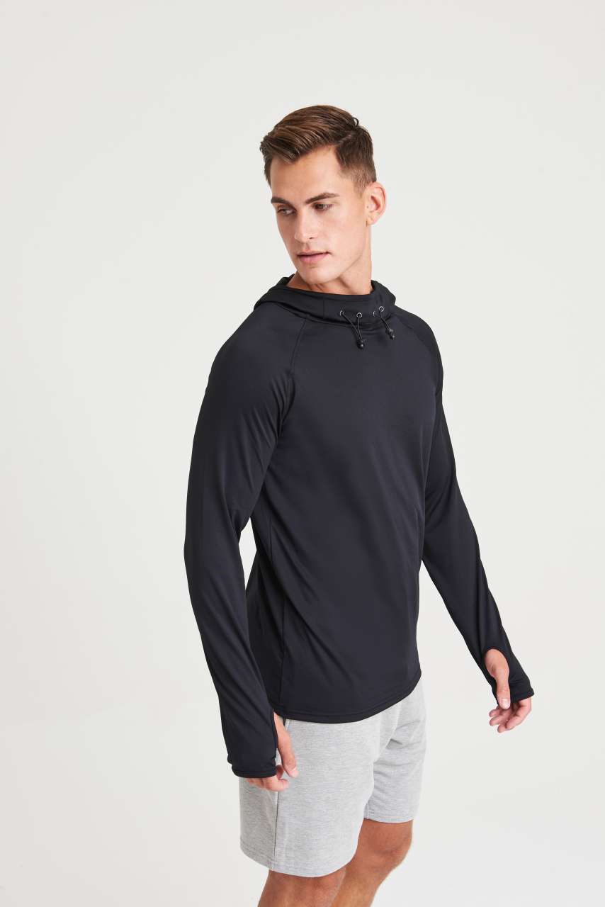 JC037 - MENS COOL COWL NECK TOP