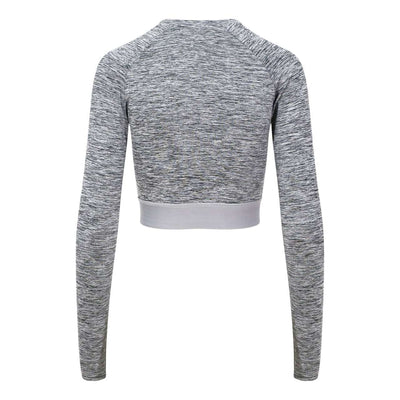 JC039 - WOMEN'S LONG SLEEVE CROP T